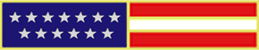American Flag Breast Bar